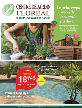 Centre de Jardin Floréal Flyer